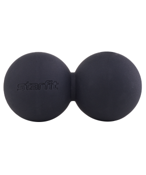 Мяч для МФР RB-102, 6 см, силикагель, двойной, черный