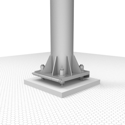 Мачта стальная свободностоящая 6м облегченная