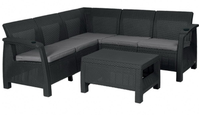 Угловой диван TWEET Corner Set, цвет венге