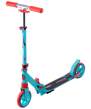 БЕЗ УПАКОВКИ Самокат 2-колесный Razzle 145 мм, голубой/оранжевый